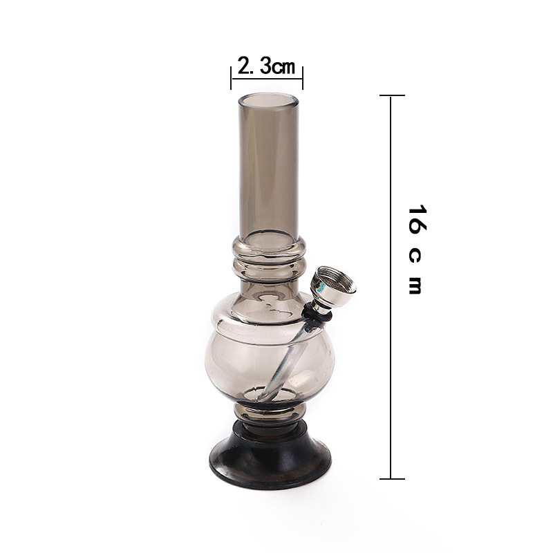 Cross-Border Products Factory Direct Sales 16cm Acrylic Hookah Transparent Mini Acrylic Hookah Spot Supply Cross-Border Products Factory Direct Sales 16cm Acrylic Hookah Transparent Mini Acrylic Hookah Spot Supply