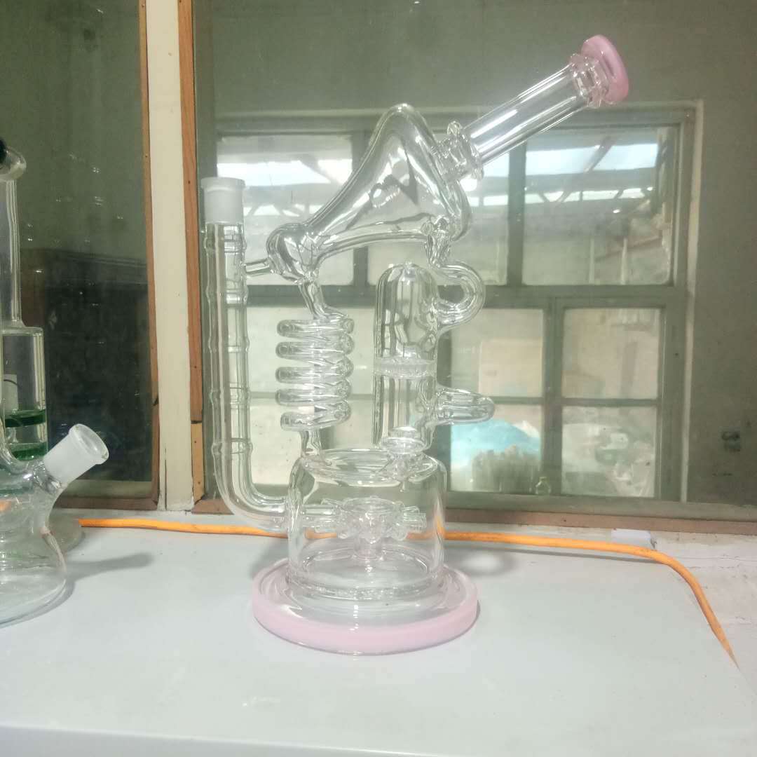Glass Water Pipe Big Back Hookah Gun Big Bubble Smoke Gun Back Tobacco Pot Pipe Smoking Set Hookah Accessories Pipe