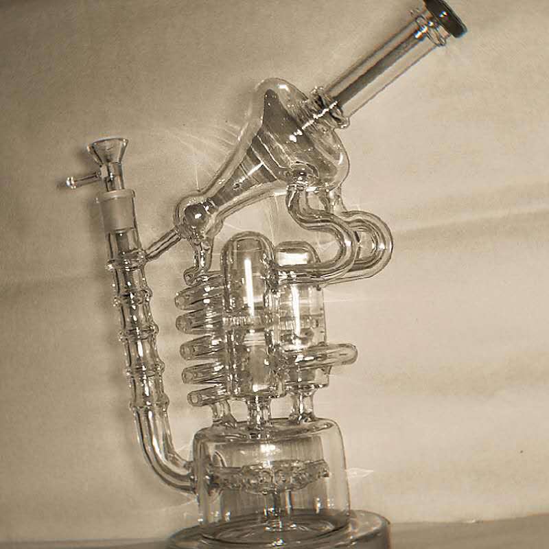 Glass Water Pipe Big Back Hookah Gun Big Bubble Smoke Gun Back Tobacco Pot Pipe Smoking Set Hookah Accessories Pipe