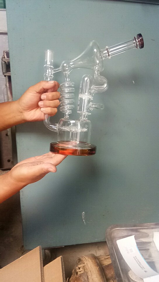 Glass Water Pipe Big Back Hookah Gun Big Bubble Smoke Gun Back Tobacco Pot Pipe Smoking Set Hookah Accessories Pipe