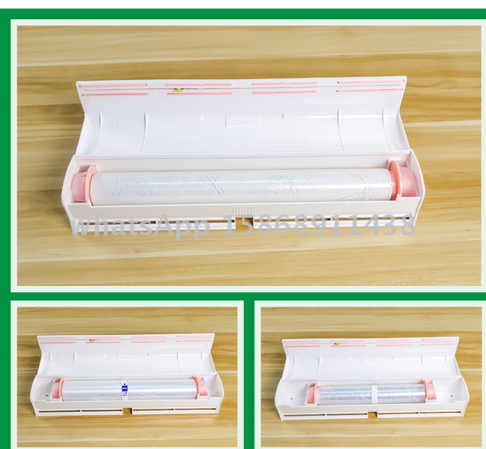 New wrap cutter with roller Clingfilm cutter Clingfilm wrap Tool gift