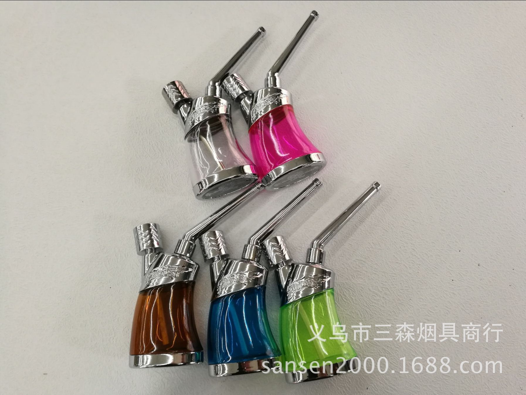 Sansen Smoking Set R558 Metal Hookah Plastic Hoyah Dual-Use Portable Hookah
