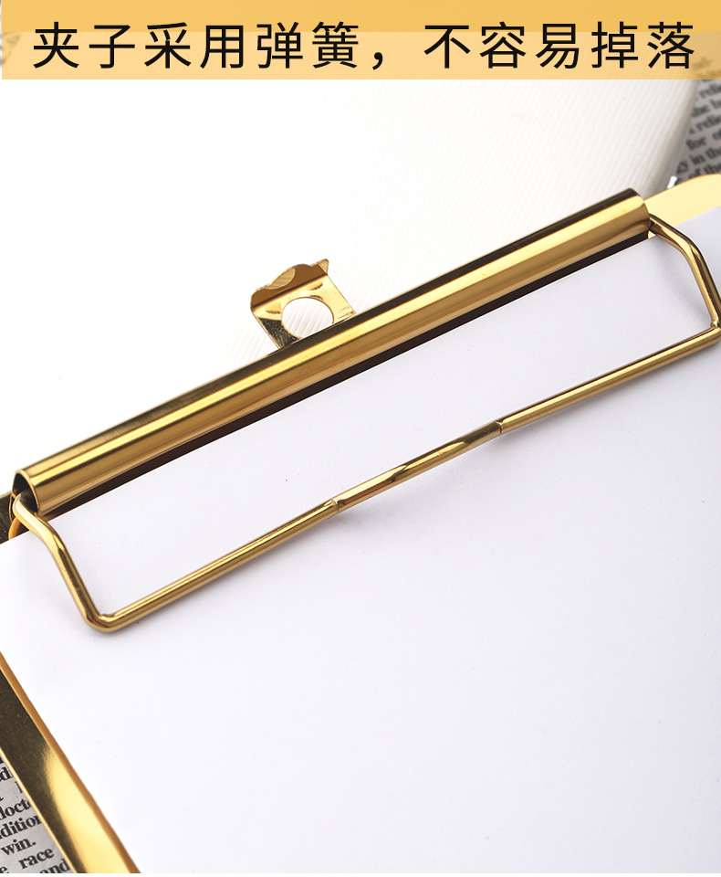 Nordic Golden Stainless Steel A4 File Tablet Clip Base Plate Restaurant Order Splint Menu Holder Note Splint Nordic Golden Stainless Steel A4 File Tablet Clip Base Plate Restaurant Order Splint Menu Holder Note Splint
