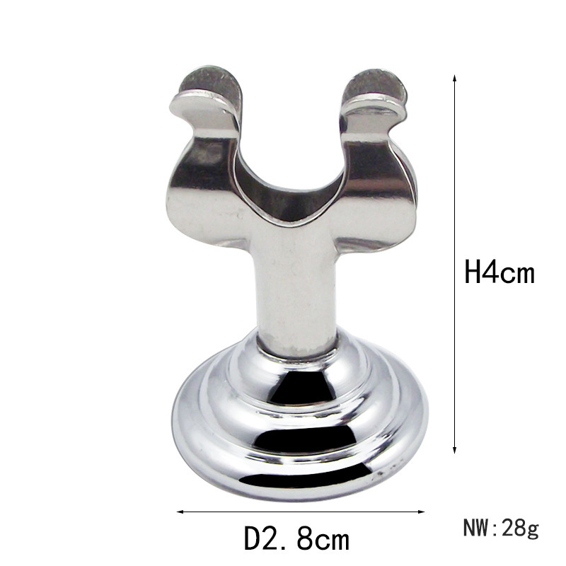 4cm U-Shaped Thread Thickened Stainless Steel Label Dining Table Card Plate Holder Mini Table Number Plate Business Card Holder Menu Holder