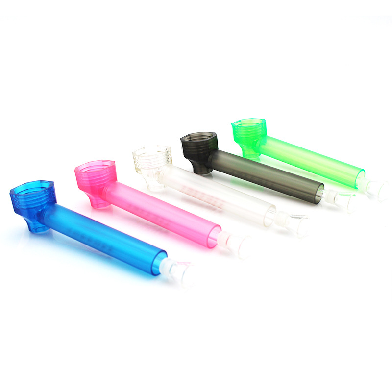 Cross-Border Supply New Plastic Hookah Wish Hot Sale Glass Plastic Glass Pipe Tobacco Pipe Amazon Hot