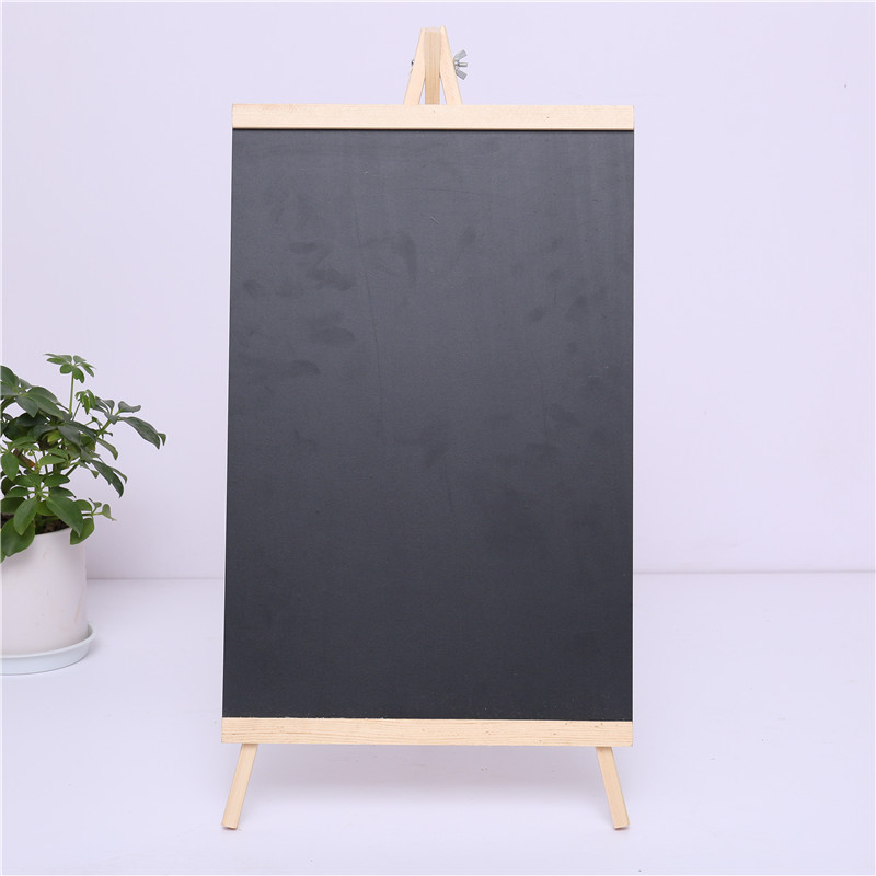 Wooden desktop mini menu small blackboard bar milk tea shop vertical creative display billboard message board