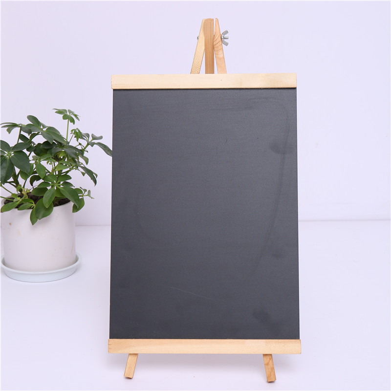 Wooden desktop mini menu small blackboard bar milk tea shop vertical creative display billboard message board