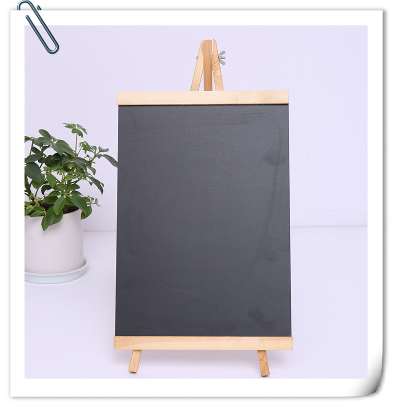 Wooden desktop mini menu small blackboard bar milk tea shop vertical creative display billboard message board Wooden desktop mini menu small blackboard bar milk tea shop vertical creative display billboard message board