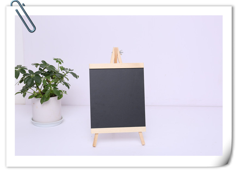 Wooden desktop mini menu small blackboard bar milk tea shop vertical creative display billboard message board Wooden desktop mini menu small blackboard bar milk tea shop vertical creative display billboard message board