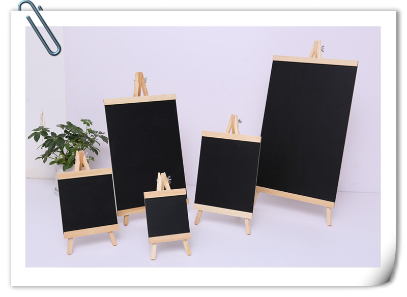 Wooden desktop mini menu small blackboard bar milk tea shop vertical creative display billboard message board Wooden desktop mini menu small blackboard bar milk tea shop vertical creative display billboard message board