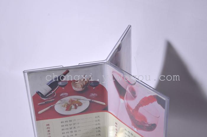 "Factory direct" new upmarket acrylic three rotating table wine brand menu board display stand table
