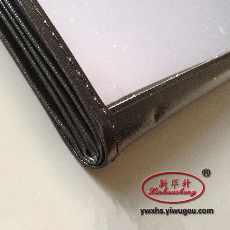 High-end menu Western-style transparent folder recipe This menu The A4 folder 4 pages 8-sided menu