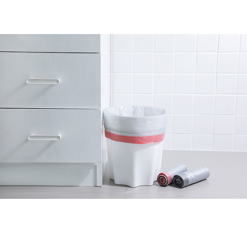 2379 Drawstring Bundle Garbage Bag Kitchen Thickened Roll Garbage Bag Portable Disposable Classification Plastic Bag