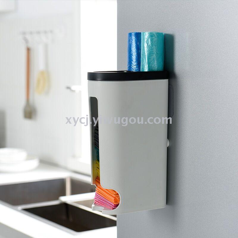 Garbage bag storage artifact plastic bag storage box kitchen bag box