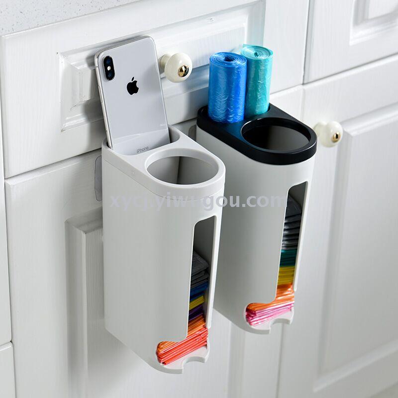 Garbage bag storage artifact plastic bag storage box kitchen bag box