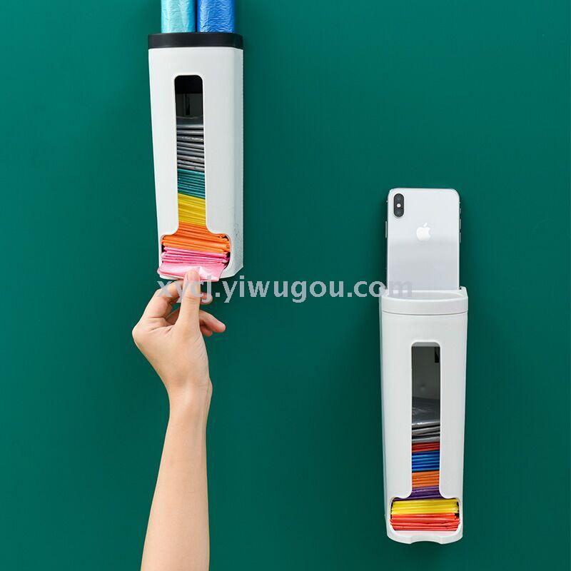 Garbage bag storage artifact plastic bag storage box kitchen bag box
