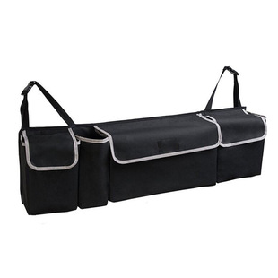Car Foldable Dining Table Car Storage Bag Leather Car Seat Storage Hanging Bag Truck Garbage Can Storage Bag