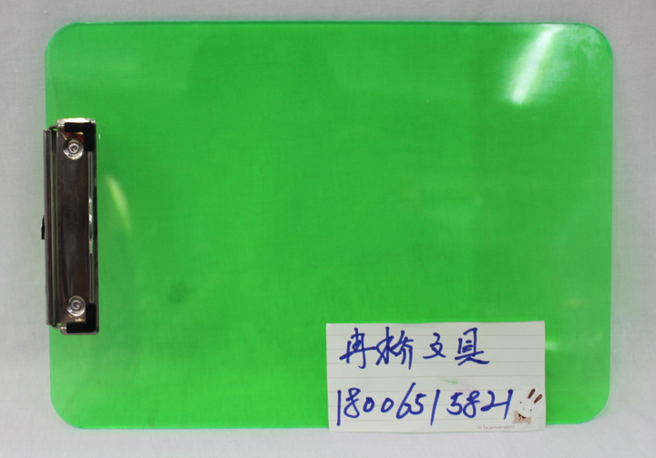 Manufacturer direct A4 plastic writing board folder PP menu clip writing board custom logo