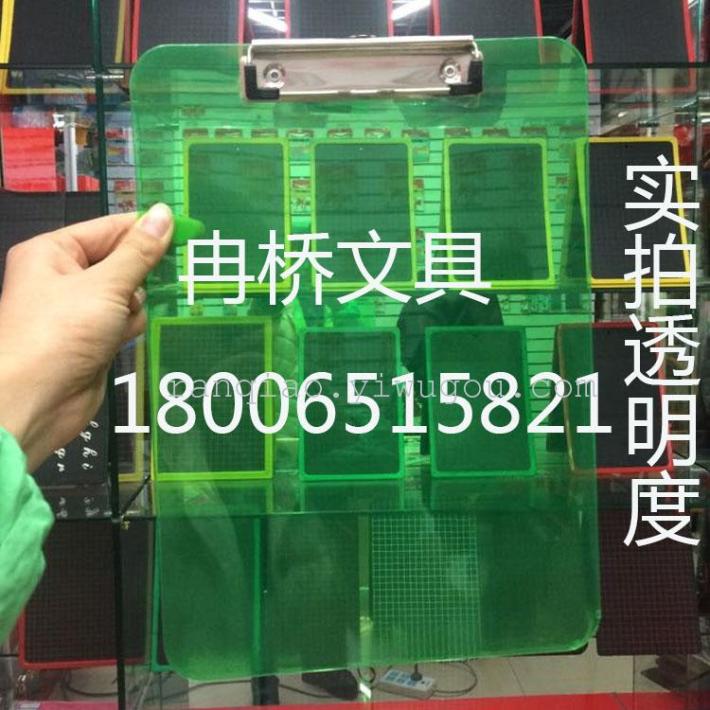 Manufacturer direct A4 plastic writing board folder PP menu clip writing board custom logo