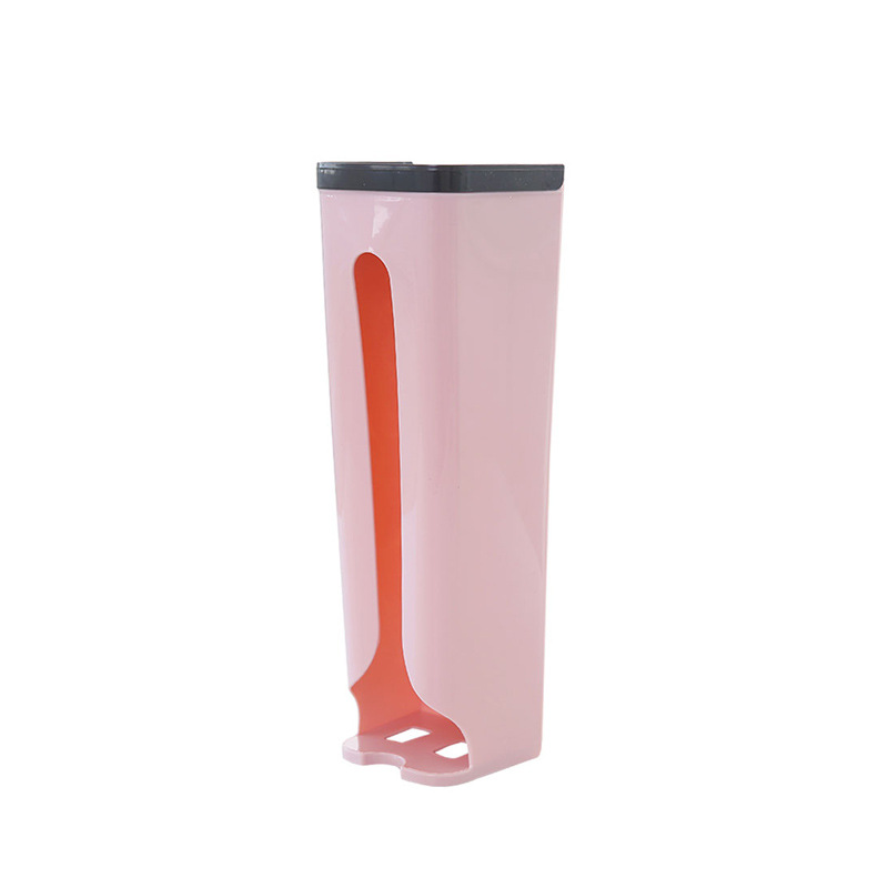 Plastic Bag Box Wall Hanging Extraction Garbage Bag Storage Box Kitchen Clutter Organizing Box Plastic Bag Storage Box