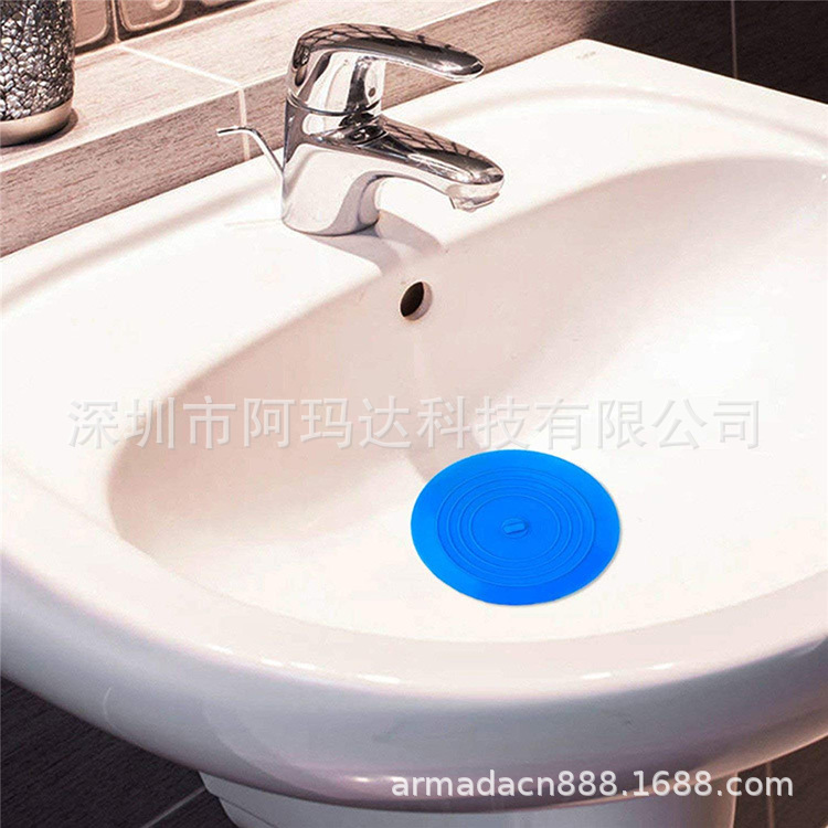 Food Grade FDA Large round Silicone Drain Stopper Floor Drain Cover Water Plug Diameter 15cm