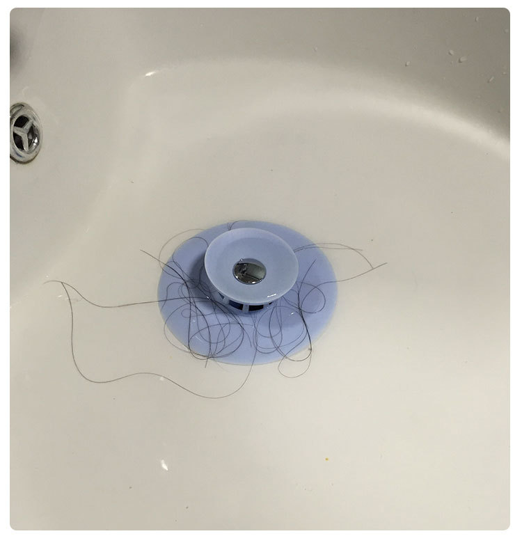  anti-odor sealing silicone floor drain bathroom bounce anti - jam plastic sink filter ground leakage core TV shopping.