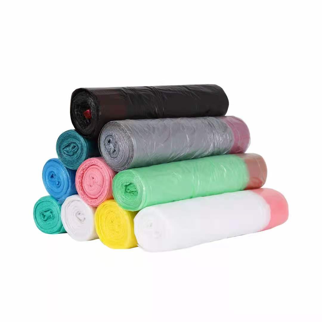 Garbage Bag Household Kitchen Dormitory Disposable Medium Color Plastic Garbage Bag Custom Garbage Bag