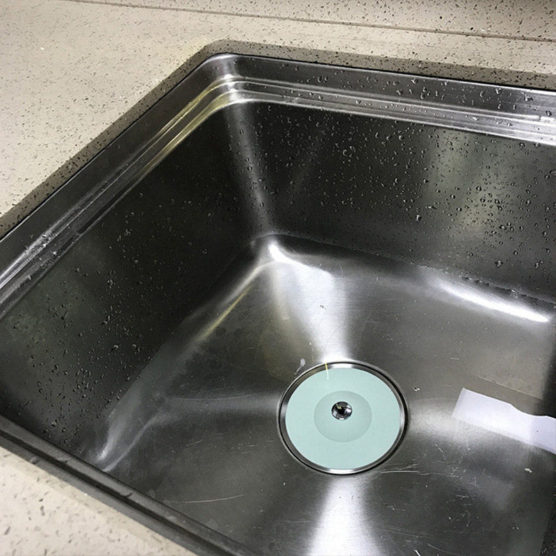 Kitchen Press Bounce Closed Silicone Floor Drain Bathroom Deodorant Anti-Blocking Plastic Water Channel Filter Floor Drain Core