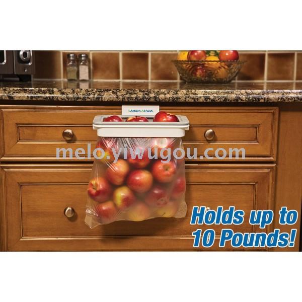 Hook door rear Trash rack kitchen waste rack cabinet garbage bag Trash can Hook door rear Trash rack kitchen waste rack cabinet garbage bag Trash can