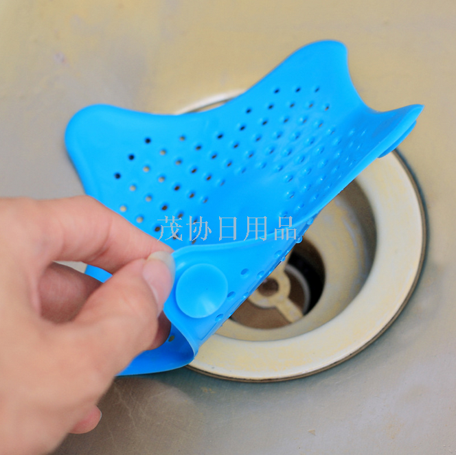 multi-functional silica gel starfish floor drain cistern anti-stink anti-fouling filter screen plastic lid TV shopping.