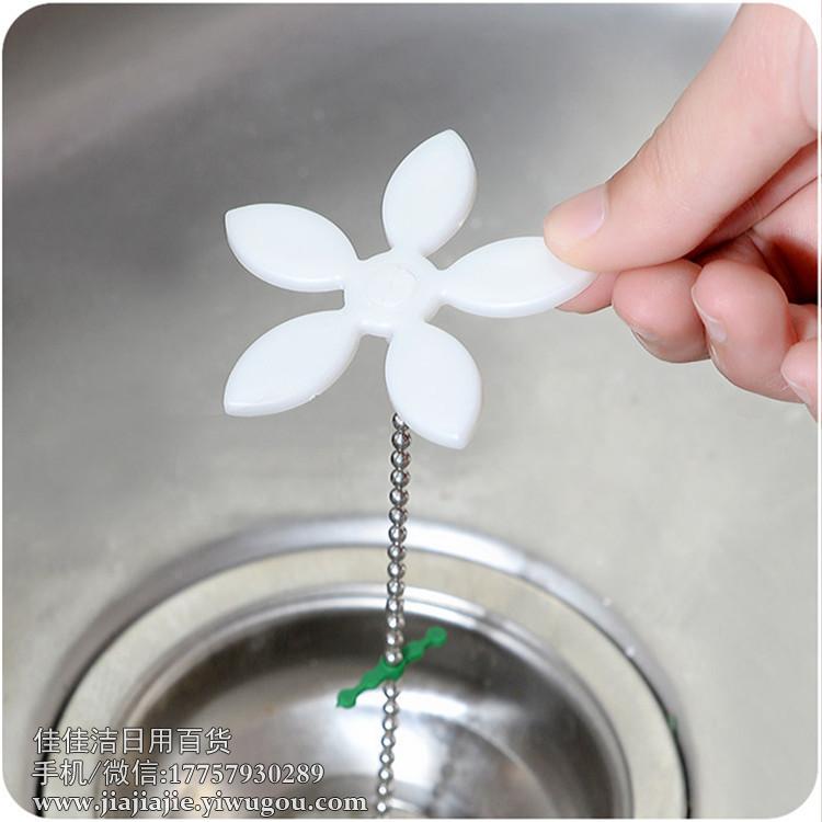 Pipe Drainage Facility Sink Hair Cleaner Floor Drain Anti-Blocking Tool Bag