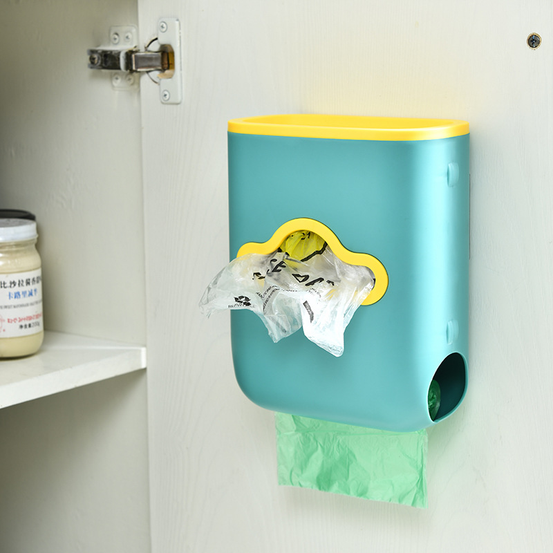 New Garbage Bag Storage Box Punch-Free Removable Tissue Box Ditty Bag Storage Fantastic