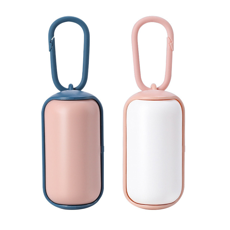 Amazon Cross-Border New Arrival Pet Garbage Bag Pill-Shaped Pet Garbage Box Bag Pooper Scooper Poo Bag Container