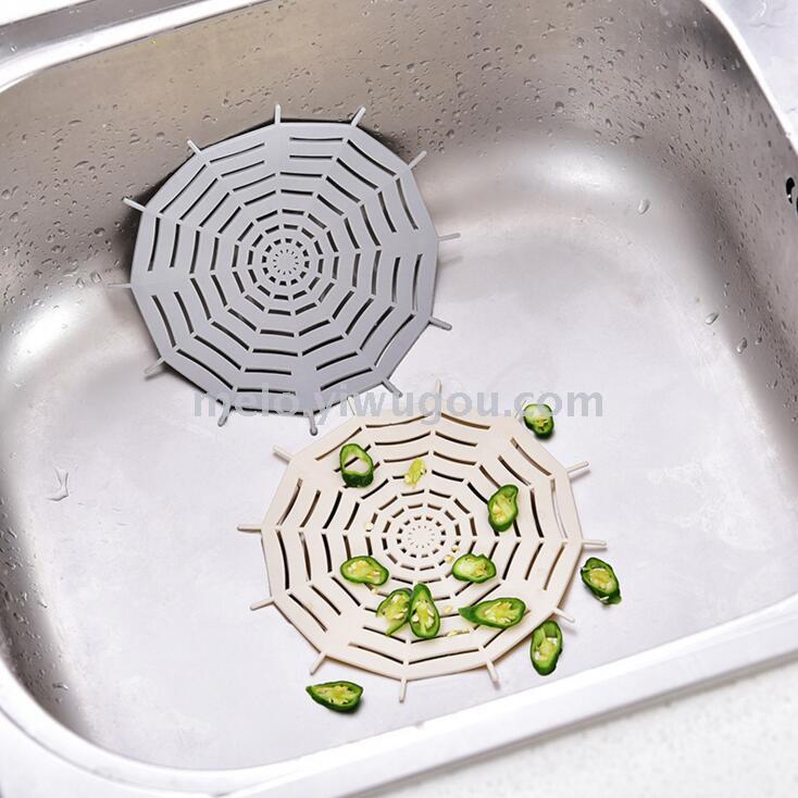 Spider web filter &amp; floor drain