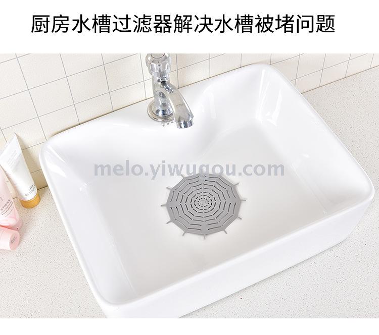 Spider web filter & floor drain Spider web filter & floor drain