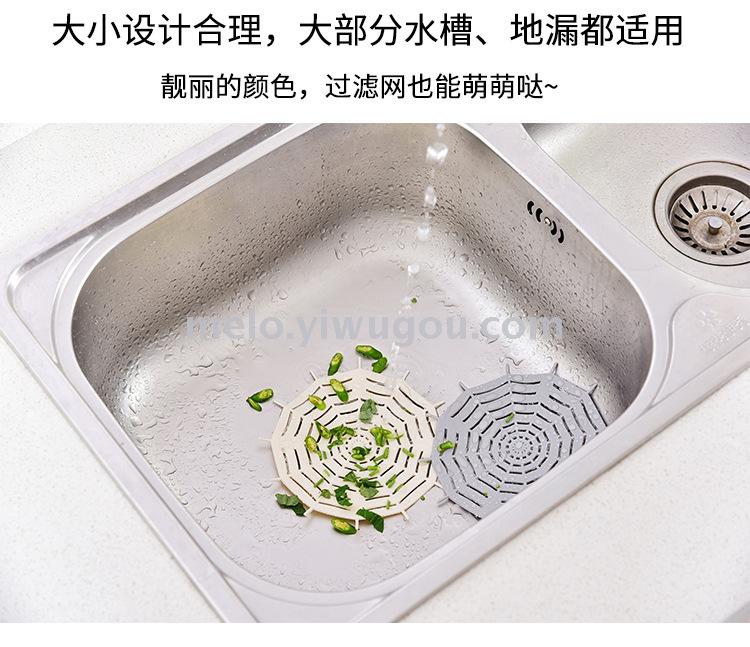 Spider web filter & floor drain Spider web filter & floor drain