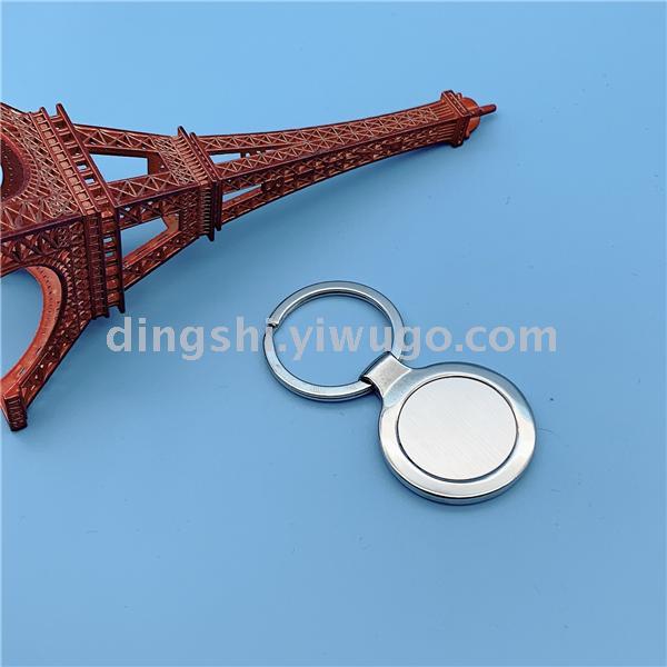 Guangdong Zinc Alloy Key Ring Metal Keychains Small Pendant round Single-Card Keychain with Customized Logo Guangdong Zinc Alloy Key Ring Metal Keychains Small Pendant round Single-Card Keychain with Customized Logo