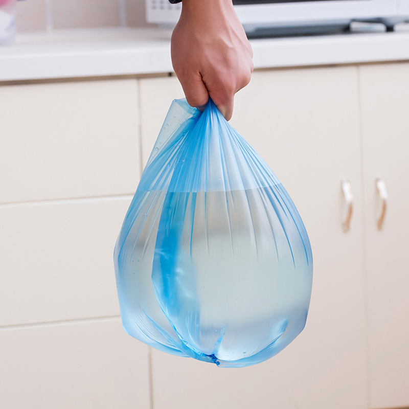 Factory Direct Sales Continuous Roll PE New Material Disposable Garbage Bag Thickened Mixed Color Office Environmental Protection Garbage Bag Wholesale