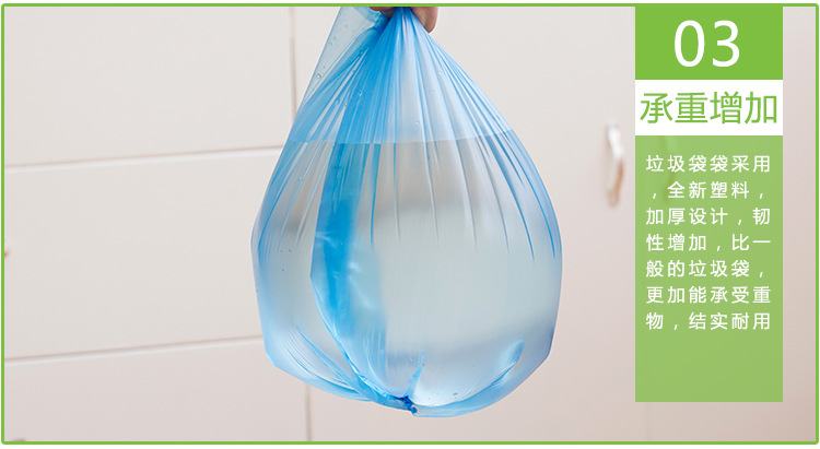 Factory Direct Sales Continuous Roll PE New Material Disposable Garbage Bag Thickened Mixed Color Office Environmental Protection Garbage Bag Wholesale