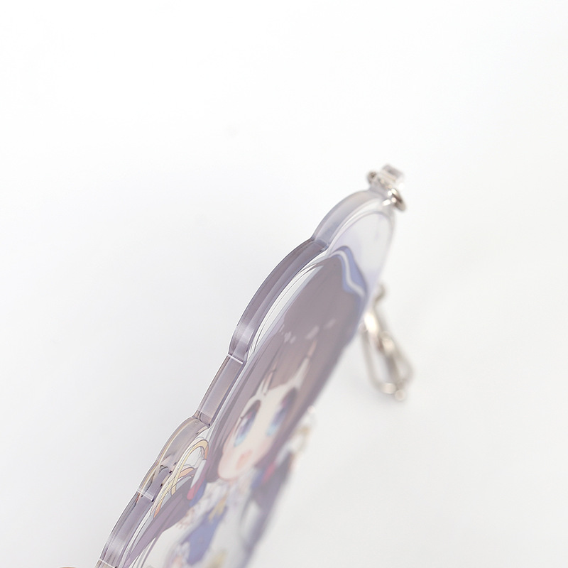 Acrylic Keychain Factory Wholesale Custom Cartoon Animation Pendant Upgraded Version Human Shape Standee Stand Card