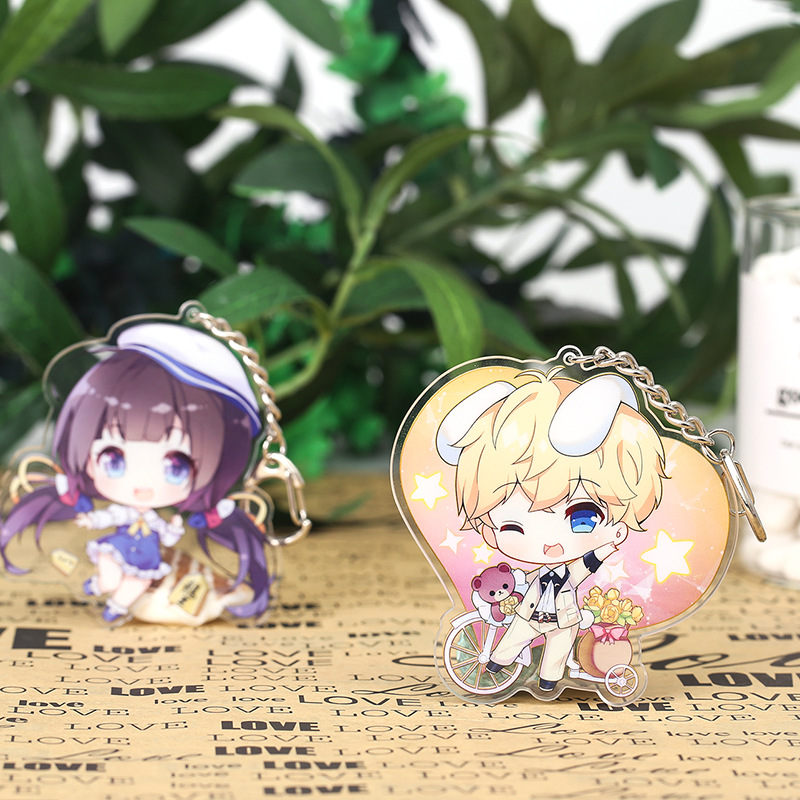 Acrylic Keychain Factory Wholesale Custom Cartoon Animation Pendant Upgraded Version Human Shape Standee Stand Card Acrylic Keychain Factory Wholesale Custom Cartoon Animation Pendant Upgraded Version Human Shape Standee Stand Card