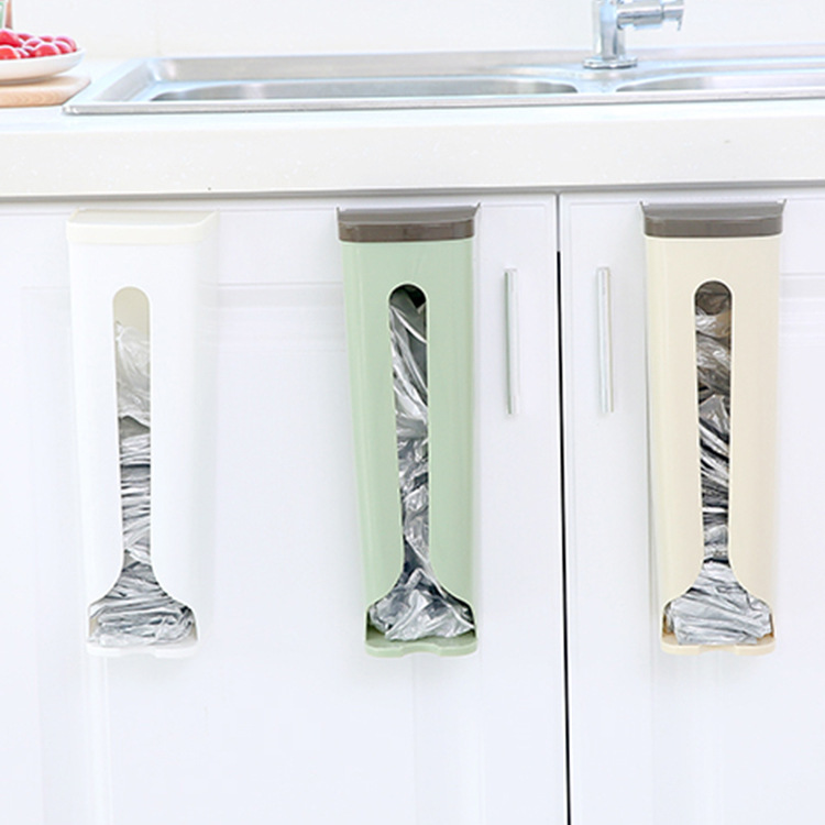 Creative Kitchen Garbage Bag Storage Box Plastic Bag Shopping Bag Storage Box Wall-Mounted Storage Rack Finishing Box