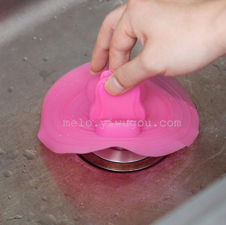 Silicone Hippo floor drain cover