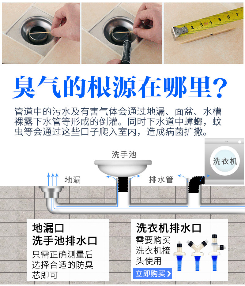 Insect-Proof Deodorant Floor Drain Core Silicone Deodorant Floor Drain Bathroom Universal Sewer Insect-Proof Deodorant Floor Drain Core Silicone Deodorant Floor Drain Bathroom Universal Sewer