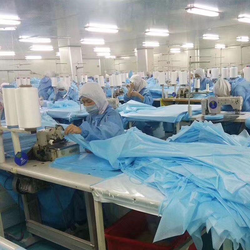 Disposable Protective Apron, Protective Clothing PE CPE, Waterproof, Thumb Suit, Non-Woven Clothes