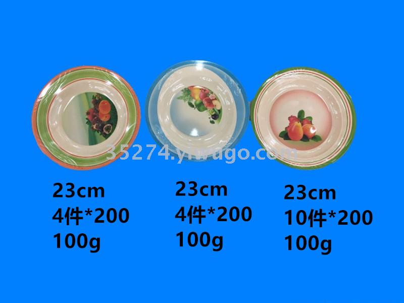 Miamine tableware Miamine plate methylene dish large quantity of spot stock low price processing can be sold by the ton
