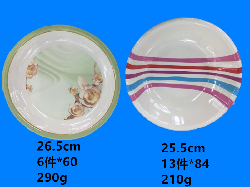 Miamine tableware Miamine plate methylene dish large quantity of spot stock low price processing can be sold by the ton