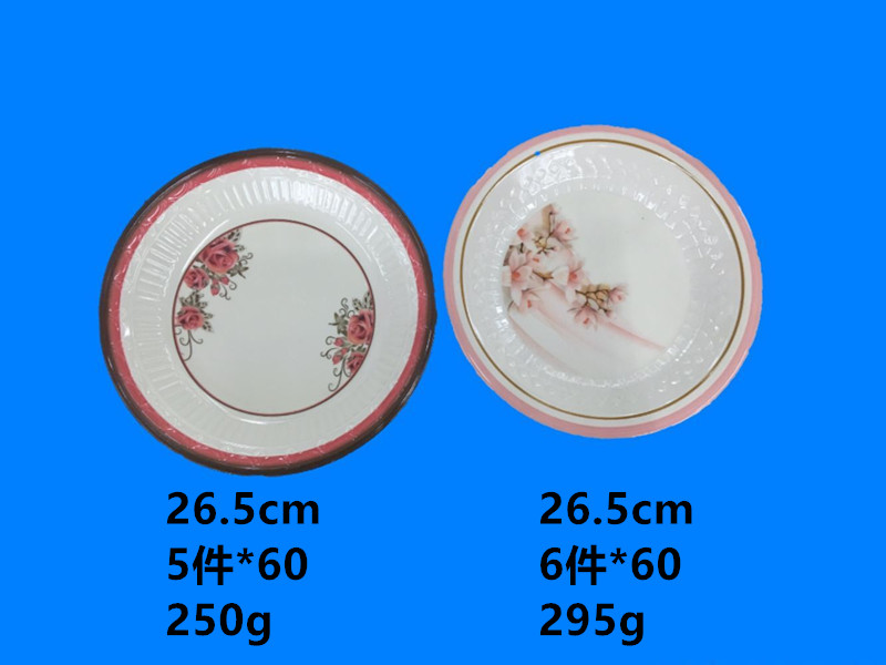 Miamine tableware Miamine plate methylene dish large quantity of spot stock low price processing can be sold by the ton