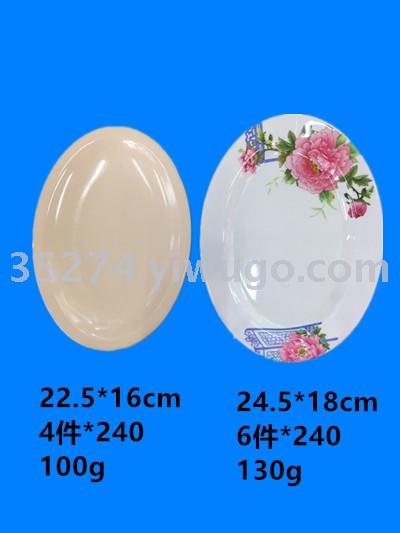 Melamine tableware Melamine plate imitation ceramic appliqued plate mei nai plate design can be sold by ton