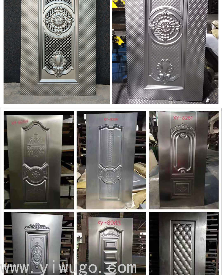  Checkered Plate Iron Sheet Door Surface Processing Cold Rolled Door Panel Export Best-Selling Foreign Trade Product